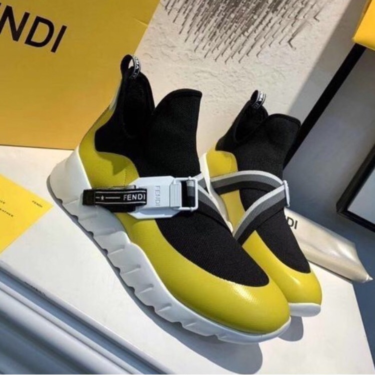 Black & Yellow Unisex Sneakers